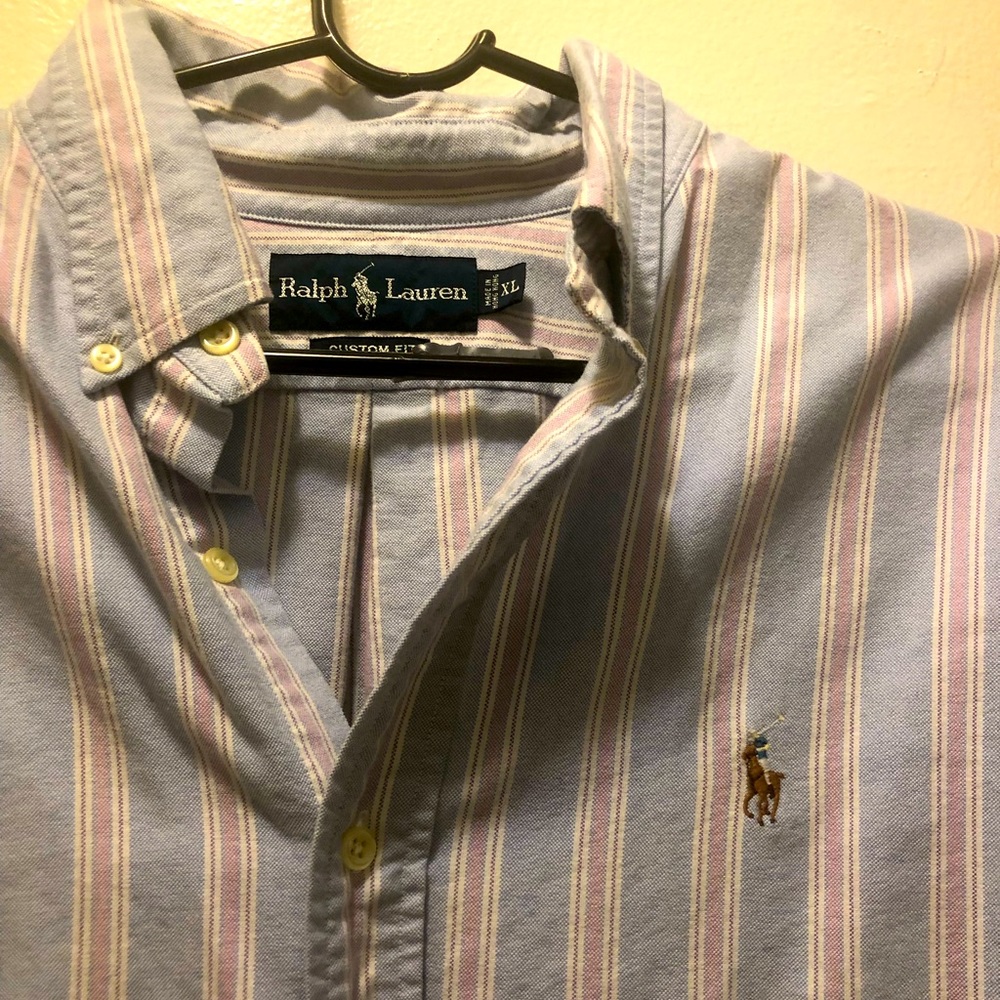 Ralph Lauren Dress Shirt Striped Men’s XL